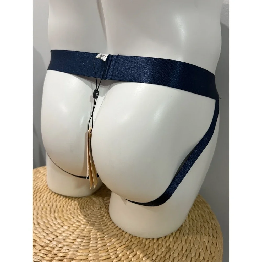 Cosabella Luxury Italian Lace Jock Strap Mini Jazzy Blue Size‎ S